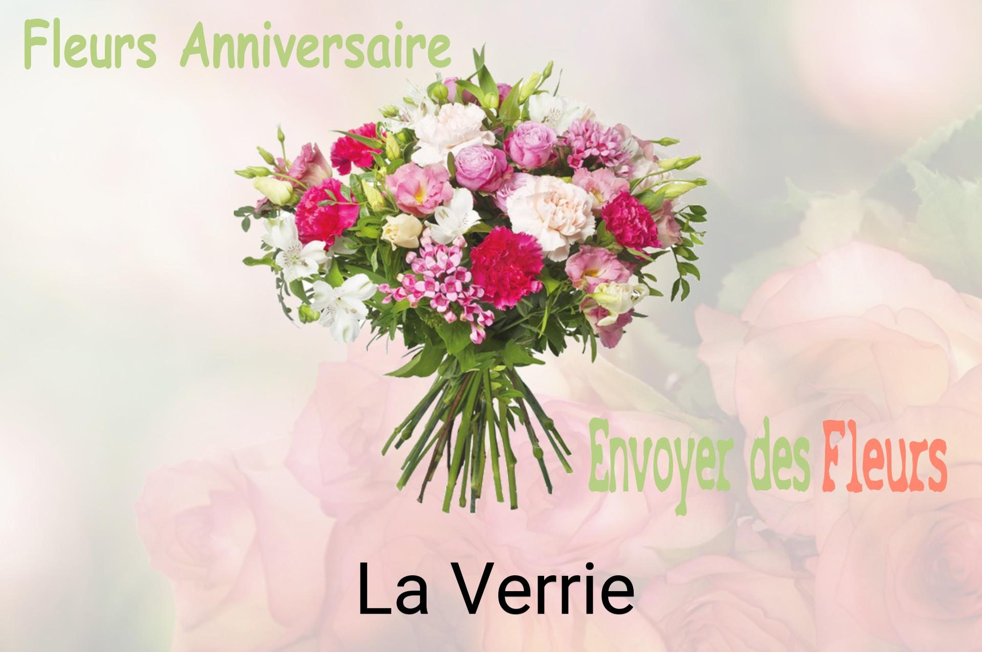 Bouquet de fleurs d’anniversaire livré à La Verrie